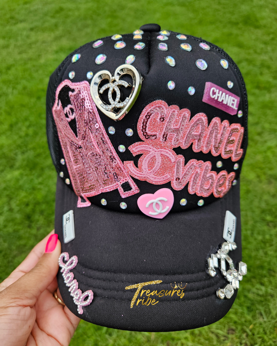 Cha*el Vibes Custom Hat front side