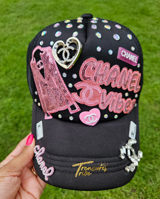 Cha*el Vibes Custom Hat front side