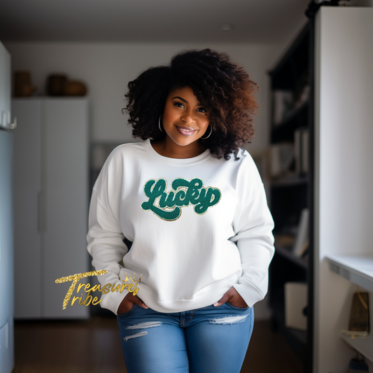 Lucky Green Sweatshirt front side