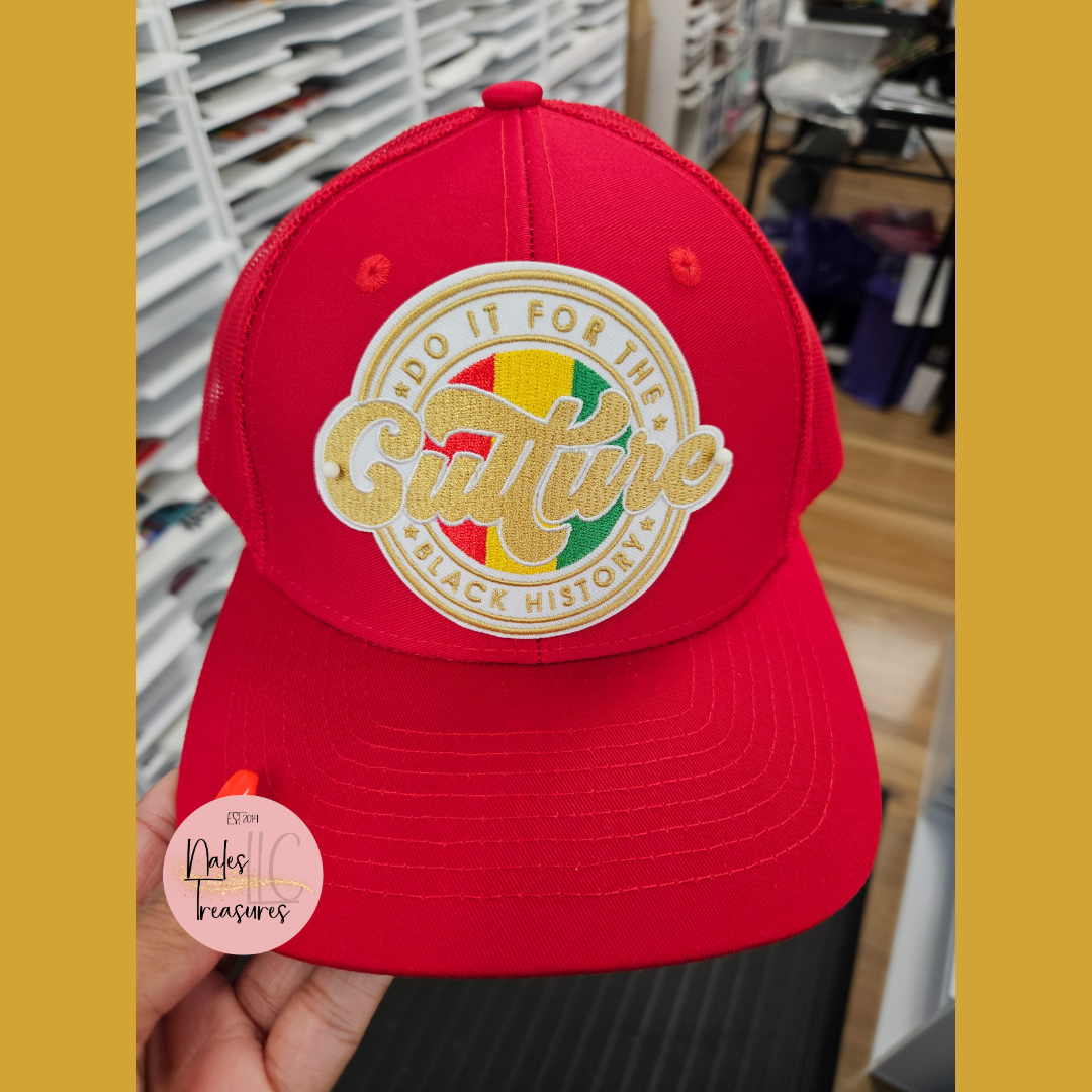 Do It For The Culture Red Hat front side